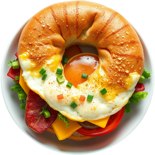 Bagel Breakfast Sandwich dish