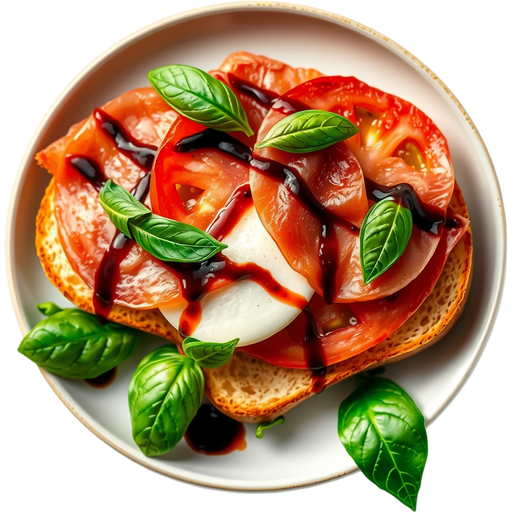 Prosciutto Caprese Sandwich dish