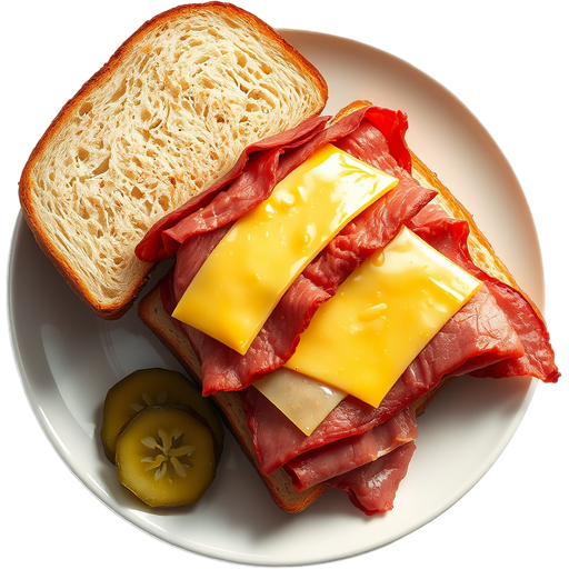 Hot Pastrami Sandwich dish