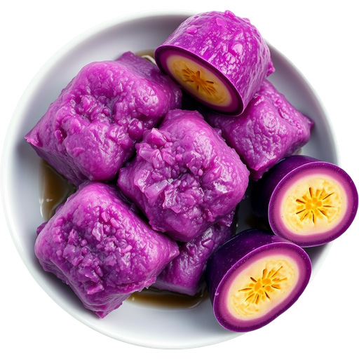 Ube Bun dish