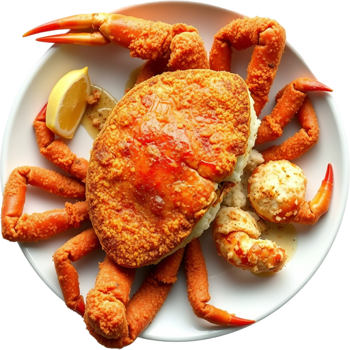 Deep Fried Crab dish