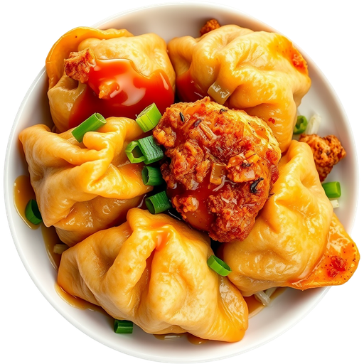 Fried Chicken Dumpling dish
