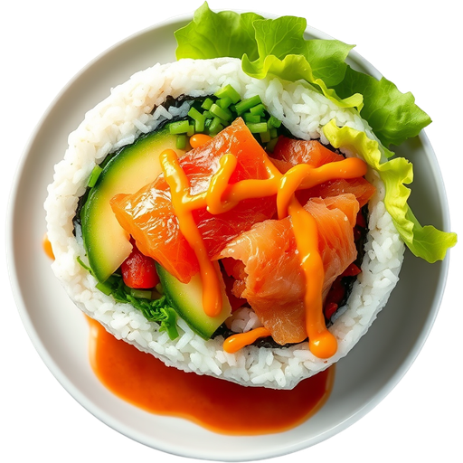 Sushi Burrito dish
