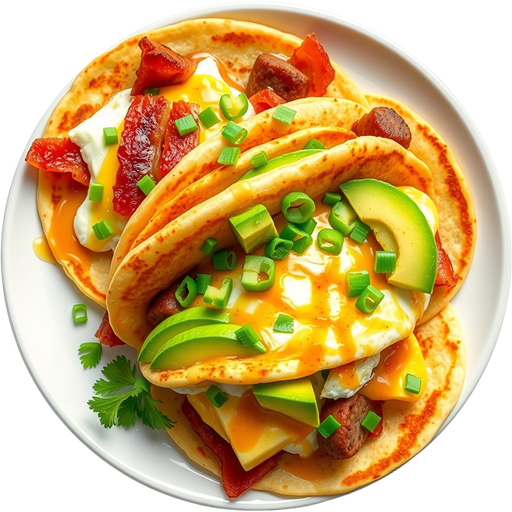 Pancake Tacos dish
