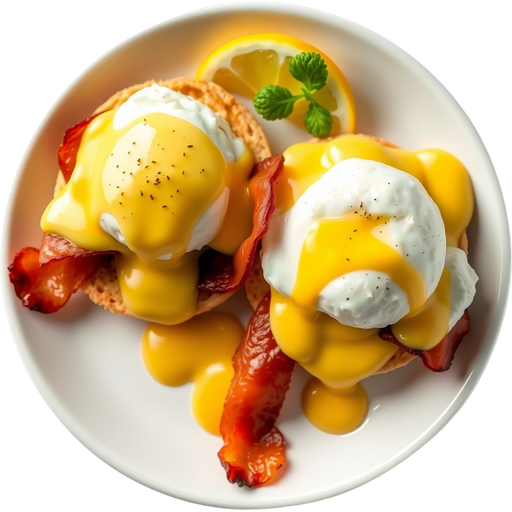 Eggs Benedict dish
