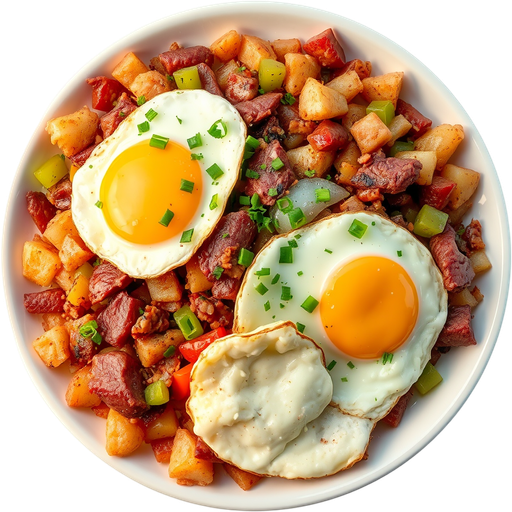 Corned Beef Hash Combo dish