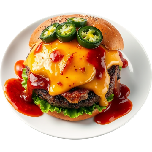Smoked in Hell Burger dish