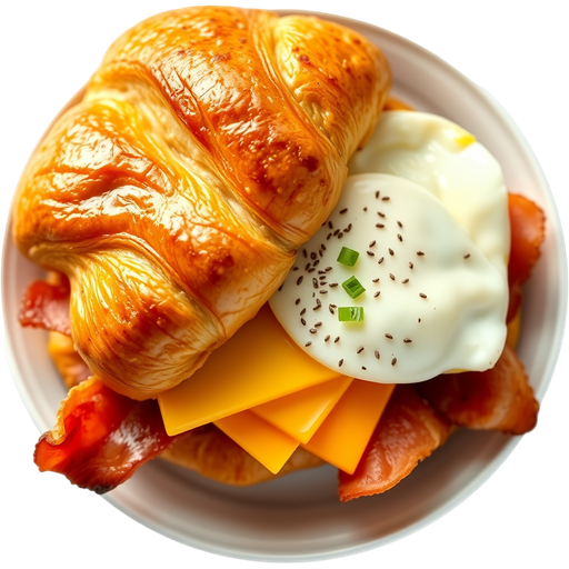 Breakfast Sandwich Croissant dish