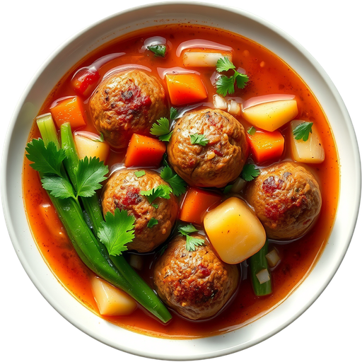Albondigas Soup dish