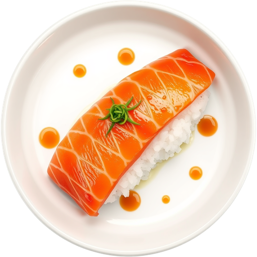 Salmon Sushi dish