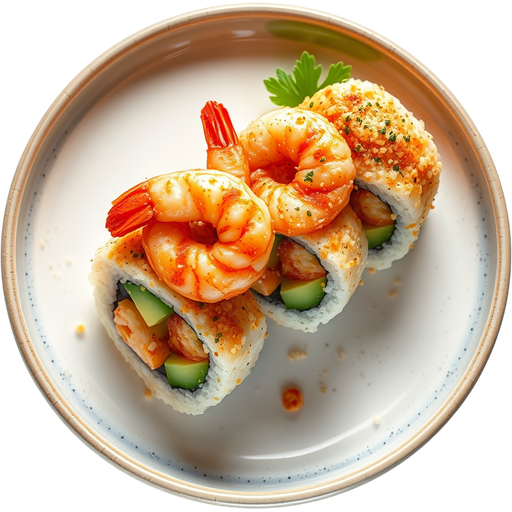 Shrimp Crunchy Roll dish