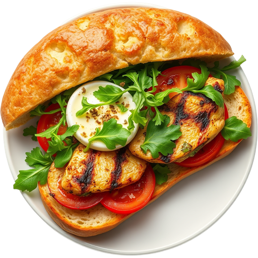 Focaccia Bread Sandwich dish