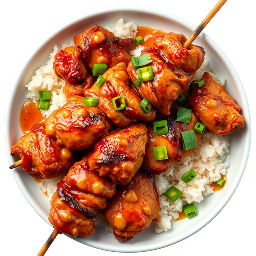 Chicken Satay dish