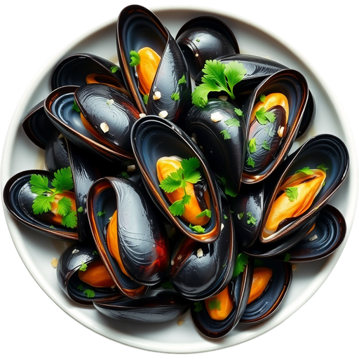 Black Mussels dish