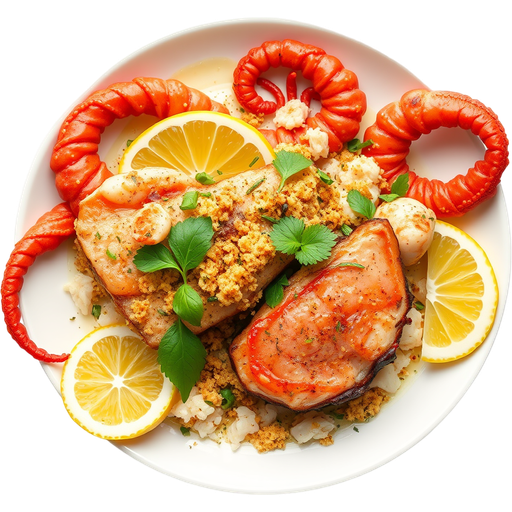 Calamari Steak dish