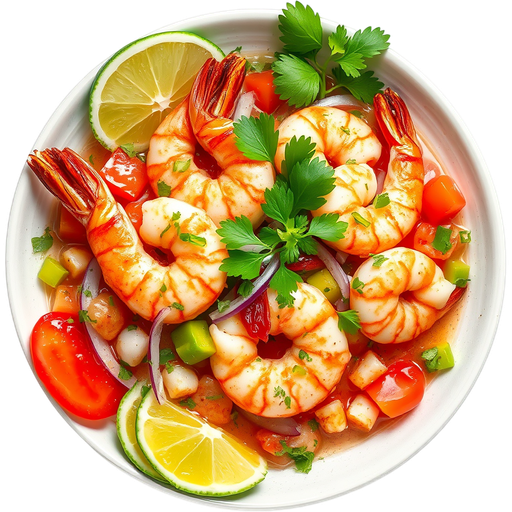 Shrimp Ceviche dish