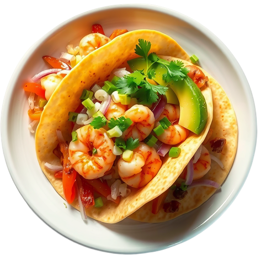 Shrimp Governor Taco dish