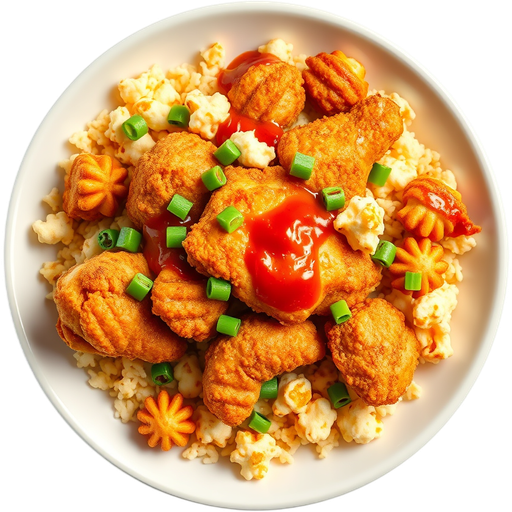 Popcorn Chicken Bowl dish
