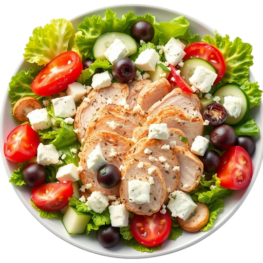 Chicken Greek Salad dish