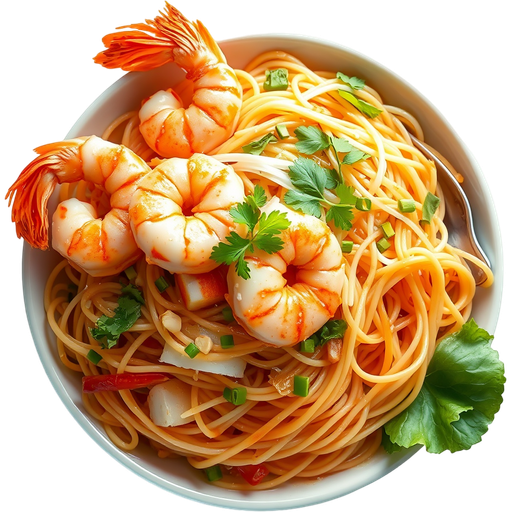 Shrimp Pad Thai dish