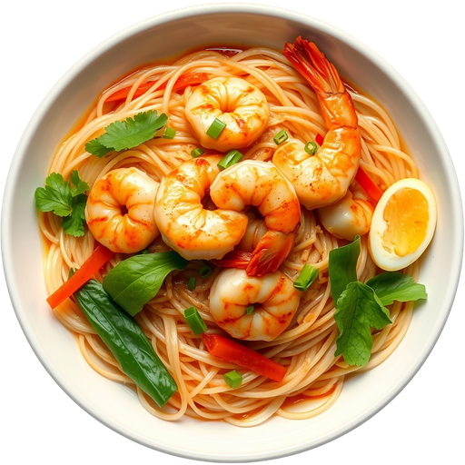 Shrimp Pad Thai dish