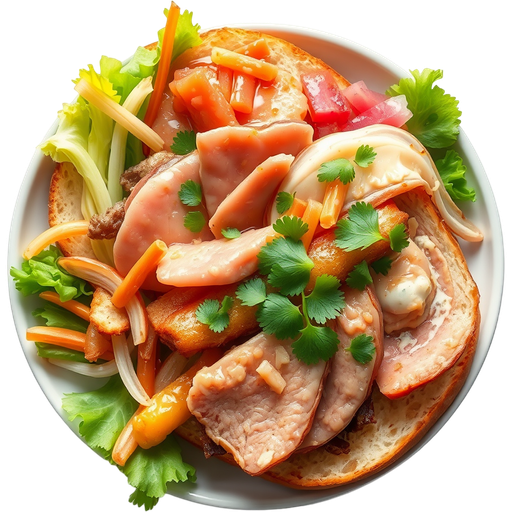 Special Combination Banh Mi dish