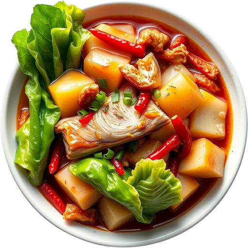 Gam Ja Tang dish