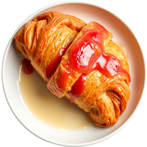 Guava Croissant dish