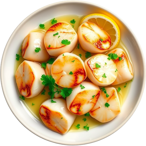 Scallops dish