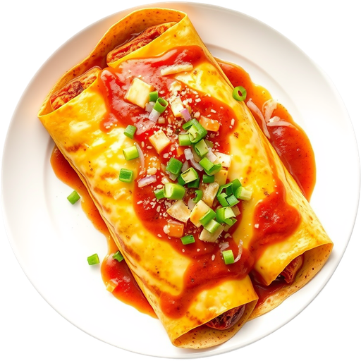 Cheese/Chicken Enchiladas dish