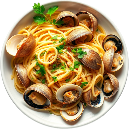 Linguine alla Vongole dish
