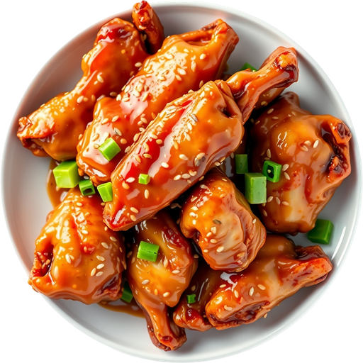 Soy Garlic Wings dish