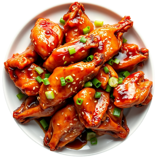 Soy Garlic Wings dish