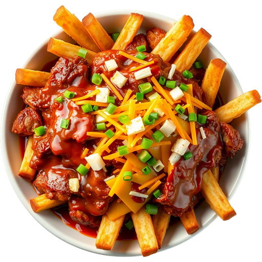BBQ Pork Fries dish