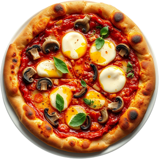 Honey Truffle Oil Pizza dish