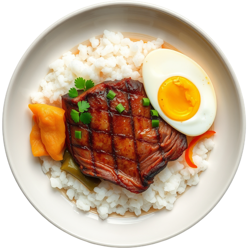 Japanese Steak Breakfast dish