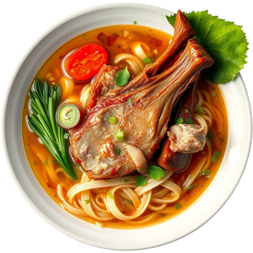 Duck Leg Noodle Soup dish