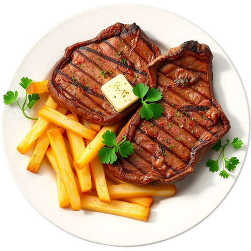 Steaks & Frite dish