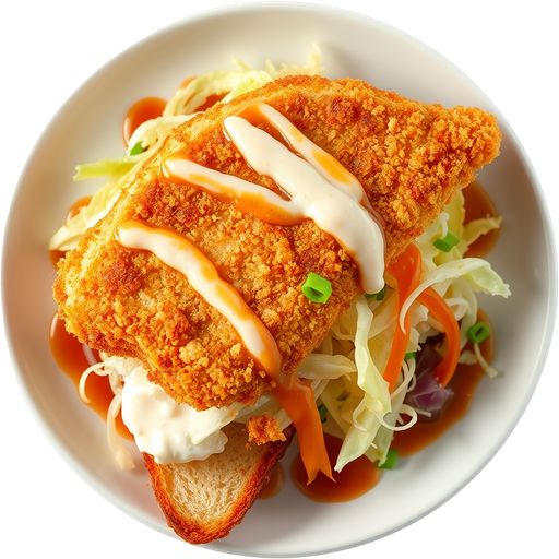 Chicken Katsu Sando dish