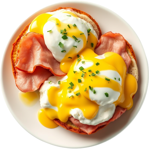 Eggs Benedict dish