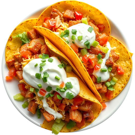 Potato Tacos Combo dish