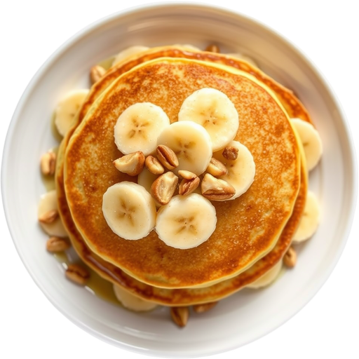 Banana Macadamia Nut Pancakes dish