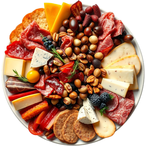 Meat and Cheese Board dish