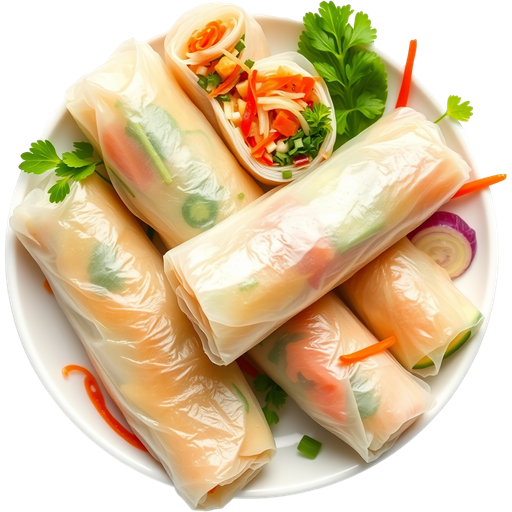 Vegetable Spring Rolls dish
