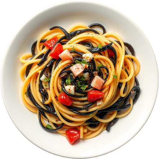 Bianchi and Neri Pasta dish