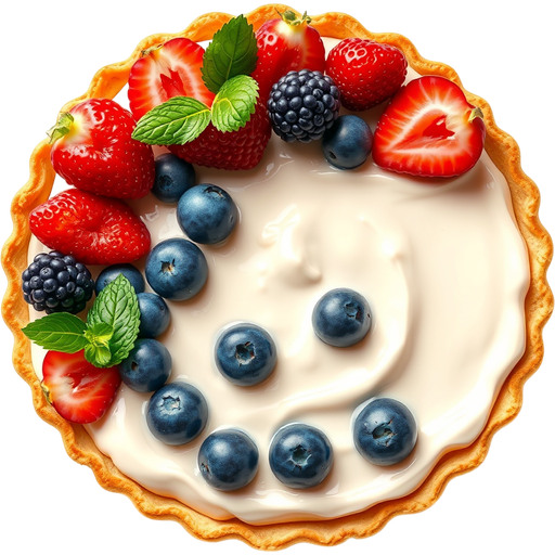Mixed Berry Tart dish
