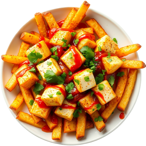 Paneer Masala Fries dish