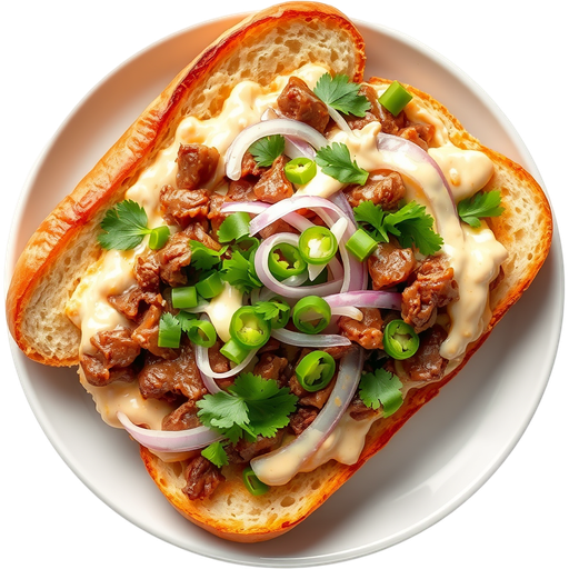Pho Dip Sandwich dish