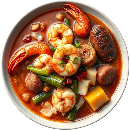 Seafood Gumbo dish