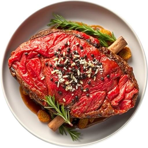 Super Prime Rib dish